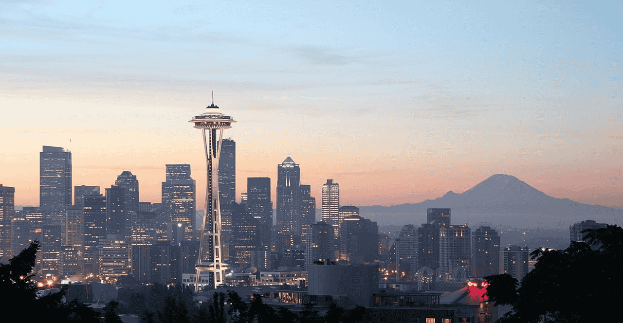 Washing city-skyline-Seattle